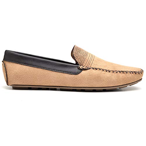 Kit Mocassim Drive Bege + Chinelo + Carteira E Cinto Queima Estoque (37)