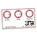Autocollant de camping-car 9,5 x 5,5 cm - Film pour écrire - Largeur - Hauteur - Poids - Longueur totale - Autocollant - Résistant aux UV - Accessoires R155