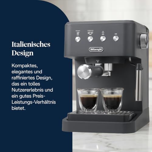 De'Longhi Classic - Espressomaschine mit manuellem Milchaufschäumer – Ansicht 2