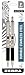Zebra Pen 29212 Zebra F-402 Ballpoint Stainless Steel Retractable Pen, Fine Point, 0.7mm, Black Ink, 2-Count
