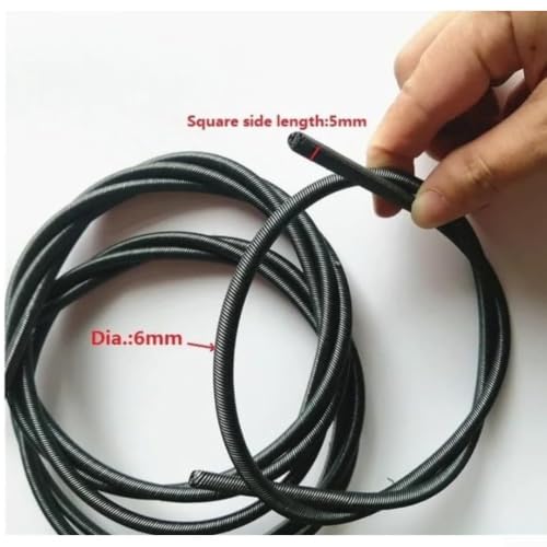 Eje de transmisión flexible de alta resistencia con cable interior de acero de 9 dientes 8