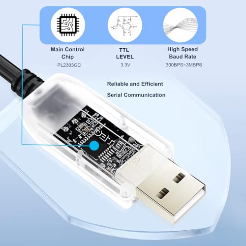 Convertisseur série de 0.9m pour programmer vos modules Arduino et Raspberry Pi à la maison