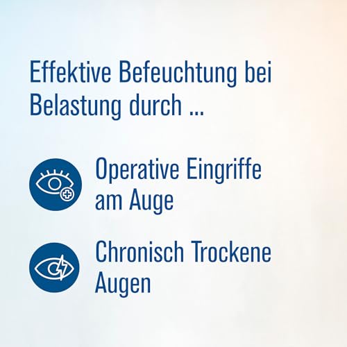 HYLO GEL Augentropfen bei trockenen Augen, langanhaltend, mit Hyaluronsäure, Doppelpackung 2x10 ml