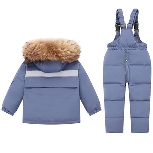 Toddler Boys Snowsuit Girls Snow Pant and Jacket Bib Winter Kids Clothes Coat Set Girls Kids Clothes2