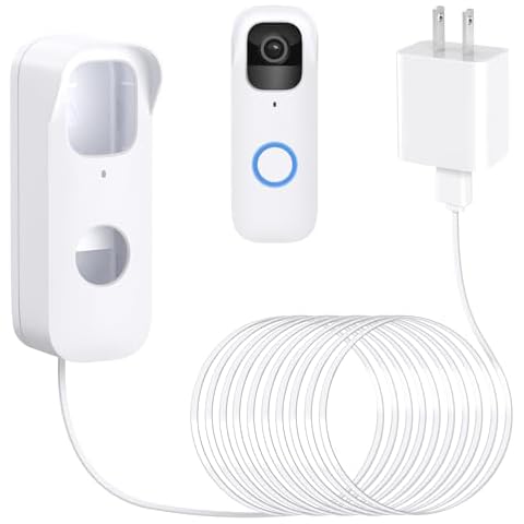 delilyn Power Cable with Adapter for Blink Video Doorbell Cover