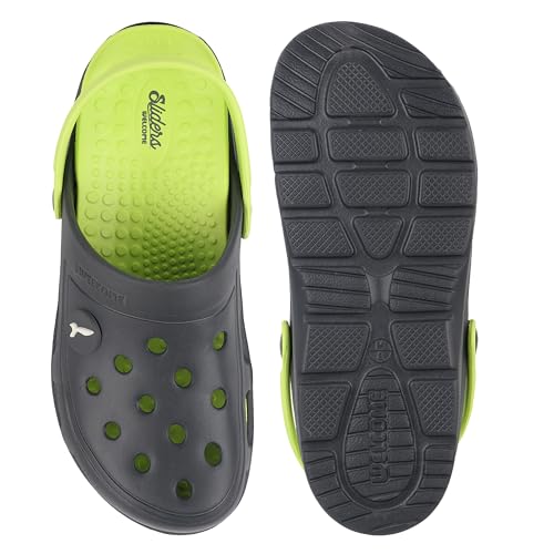 Image of Welcome Men's Casual Clogs /Sandals with Adjustable Back Strap for Adult | Comfortable & Light Weight | Stylish & Anti-Skid | Waterproof & Regular Flipflops