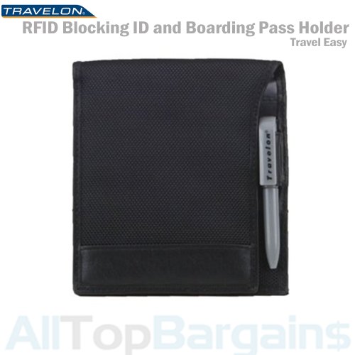Travelon Passport Id Holder Neck Strap Boarding Pass Transparent Wallet Travel #TOP3