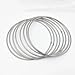 ZJYSMH Steel Ring,Stainless Steel o Rings, 1pcs 304 Stainless Steel Big O Ring 70/90/100/120/180/200mm Outer Diameter 8/10/12mm Thickness Strapping Welded Round Rings(8X200(1pcs))