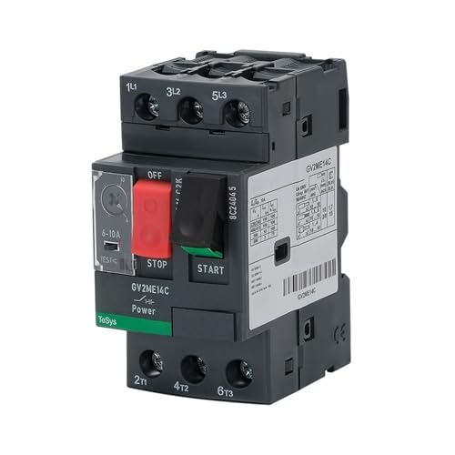 Disjoncteur moteur magnétothermique GV2ME10C commande manuelle 6.3A