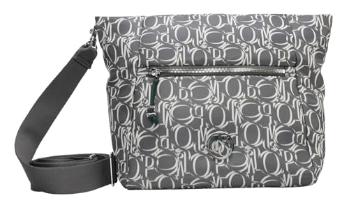 Bolso bandolera Joop! Incantato Kaja gris oscuro; bolso de hombro versátil y elegante para diario.
