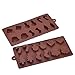 Dxg 2 Pack Silicone Christmas Chocolate Molds, Cake Candy Jelly Ice Tray Mould, Coffee