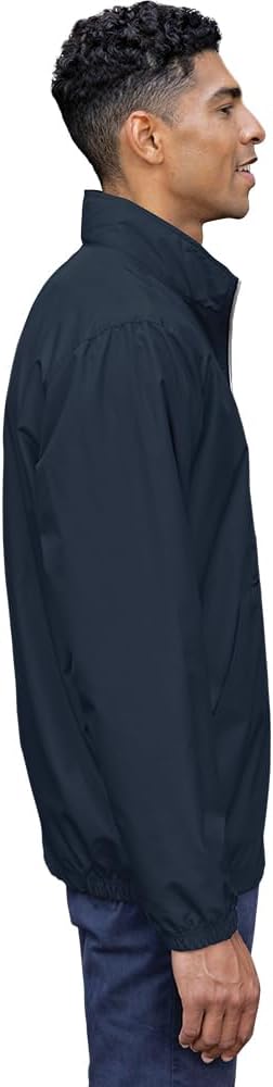 Charles River Riverbank Pack-N-Go Half Zip Pullover Jacket Unisex Relaxed Fit