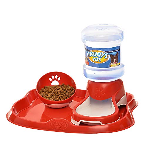 Kit Bandeja 1 Beb 2L Comedouro Pequeno Verm1330Vm Truqys Para Cães