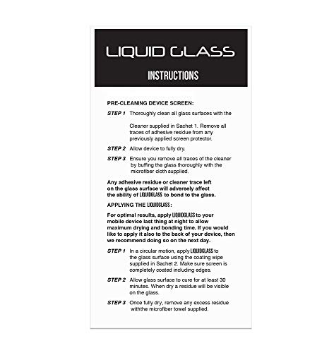 Luvvitt LUVNANO250 Liquid Glass Screen Protector With $250 Screen Protection - Scratch Resistant Wipe On Coating For All Smartphones Tablets Smartwatches thumb #3