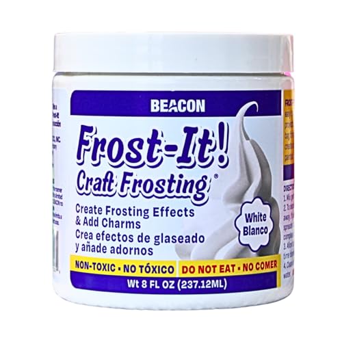 Beacon Frost-It! Craft Frosting - Realistic Faux Icing Effect, Adhesive