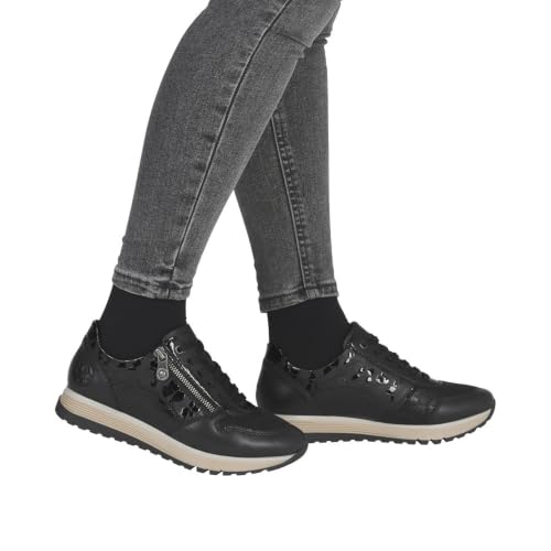 Rieker Damen Sneaker 49003-00 schwarz Gr. 40 – Ansicht 6