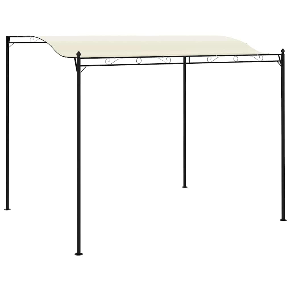 vidaXL Chapiteau Tissu Blanc Crème Tonnelle de Jardin Tente Pavillon de Jardin