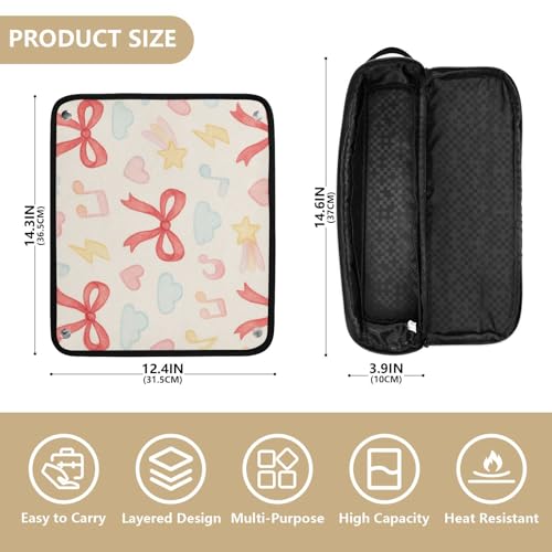 Bolso organizador para herramientas de cabello para viaje miniatura 4