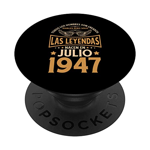 Cumpleaños Hombre Regalos Las Leyendas Julio 1947 PopSockets PopGrip Intercambiable