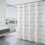 【Largement utilisé】Convient à la plupart des baignoires et cabines de douche standard, et peut être utilisé avec des poteaux de douche droits ou courbes. Il peut être largement utilisé comme rideau de douche pour la salle de bain, rideau de fond dans le jardin, rideau de porte pour la chambre, décoration pour la maison, dortoirs, appartement, hôtel, club, commercial, salle de réunion etc