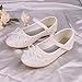 Beselle Girl Dress Dreamy White Mary Jane Ballet Flats Princess Wedding Uniform Low Heels Size 3M American Little Kid