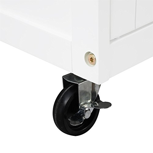 Dorel Living Kitchen Island, White