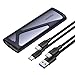 Produktbild UGREEN M.2 SSD Adapter SSD Gehäuse M2 Gehäuse USB 3.2 10 Gbps Gen2 Aluminium M.2 SSD Gehäuse für NVMe und SATA SSD in 2280/2242/2230/2260, kompatibel mit 970 Pro, 970 Evo usw.