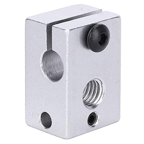 MOTOULAX 5PCs 3D Printer Parts Metal Heater Block Industrial Supplies Standard Printer Accessory