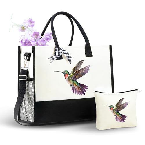 Bolso Tote de lona InnoBeta con cierre y correa miniatura 1