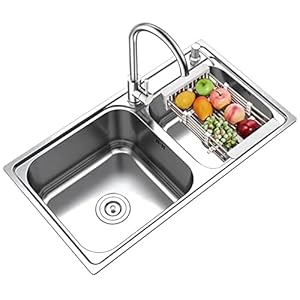 Generisch Generic Doppelspüle 2 Becken Edelstahl