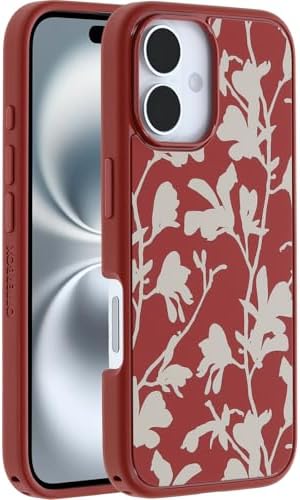 OtterBox iPhone 16 Symmetry Series Case - Autumn Rust - Ultra-Thin, Sleek iPhone Case, Cute & Aesthestic Floral iPhone Case — view 2