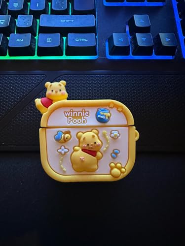 Image of Airpods Pro 2 Protective Liquid Silicone Case for AirPods (Winnie Pool)
