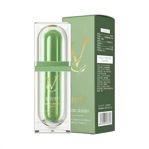 Five Vitamin C Tone-Up Cream – Cell BB Cream for Brightening, Hydrating & Even Skin Tone, Lightweight Daily Wear for All Skin Types (Green)