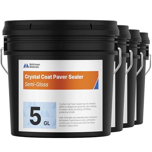 McKinnon Concrete Sealer, Paver Sealer 20 Gallon, Penetrating Semi Gloss Wet Look, Outdoor/Indoor, Concrete, Brick, Natural Stone, Limestone, Rock, Cement, Flagstone, Stucco, Pool Decks