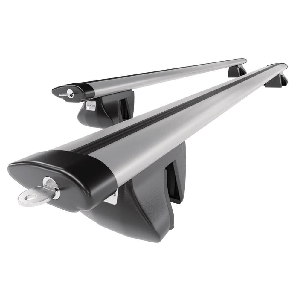 Mossa Barras de Techo ALU aptas para Peugeot Rifter 2019-. Plata DA | Furgoneta - railing