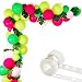 Tropical Hawaii Party Decorations Balloons, 75 Pack Balloon Garland Kit- Latex Balloons with Palm Leaves and Balloon Strip Set for Baby Shower Wedding Birthday Flamingo Luau Fruit Party Supplies