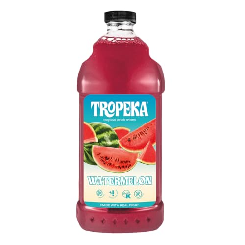 Tropeka Tropical Watermelon Frozen Drink Mix - All-Natural, Real Fruit & Florida Cane Sugar, Perfect for Cocktails, Slushies, Mocktails