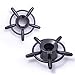 DIRUISI 2Pcs Mannequin Head Clamp Stand with Clip Sturdy and Durable Wig Head Clamp Stand Adjustable Angle for Wigs Making Styling and Cosmetology Hairdressing Training Seat Back Clamp (Black)