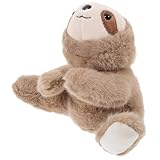 NOLITOY Muñeco de Peluche de Perezoso Suave y Pequeño, Juguete de Peluche Adorable para Decoración de Coche y Hogar, Adorno de Perezoso de Felpa Cómodo, Adecuado Adultos, 1 Pieza