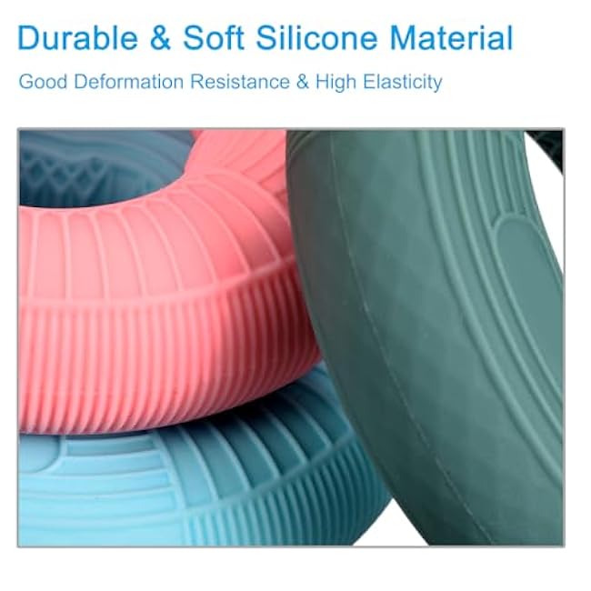 uxcell Hand Grip Strengtheners, Grip Strength Training for Stress Relieve & Rock Climbing