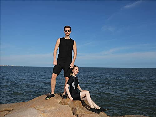 Vsufim Quick-Dry Water Sports Barefoot Shoes Aqua Socks For Swim Beach Pool Surf Yoga For Women Men (8.5 Women/7.5 Men) #TOP4