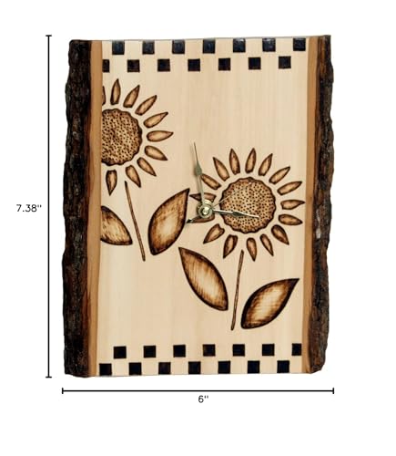 Walnut Hollow 3 Piece Clock Kit for 3/4-inch Surfaces, Use to Repair or Design your Own Clock