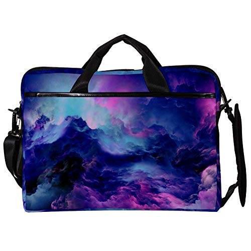 Sac à bandoulière pour ordinateur portable 14-15,4 pouces Clouds Performing Abstract