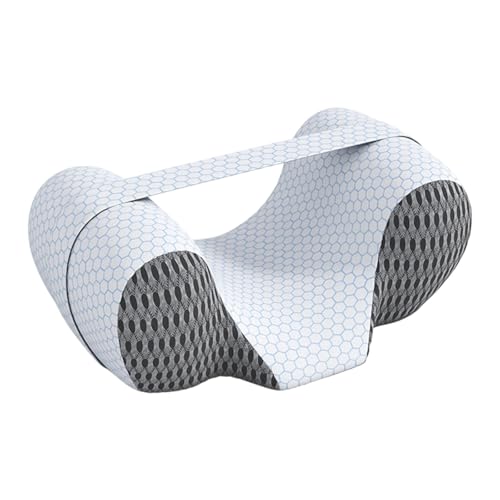 MotiveTech Almohada para Prevenir, Mantiene La Cabeza Recta, Ergonómica con Soporte para El Cuello para Camas, Mujeres Y Hombres, Correa Gris 70cm, Individual