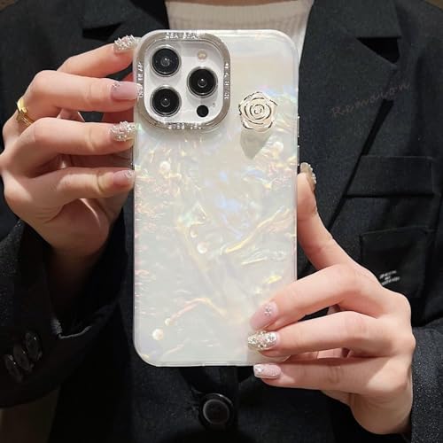 Coque rigide antichoc iPhone 12 Pro Max vintage avec paillettes