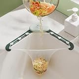 YeeKichen Kitchen Sink Strainer Basket, Triangle Holder Corner Sink Filter Rack Food Catcher with Di