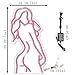 Goddess Sexy Lady Back LED Neon Sign Lights (Pink)