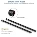 SmallRig 15mm Carbon Fiber Rods (12 Inch) for 15mm Rods Clamps Camera Rail Support System, Follow Focus, Matte Box, Shoulder Pad, Lens Support - 851