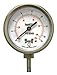 Winters PTS Series Dual Scale Tube Stub Pressure Gauge, 0-1000 psi/kpa, 2-1/2" Dial Display, +/-1.5% Accuracy, 1/4" NPT Bottom Mount