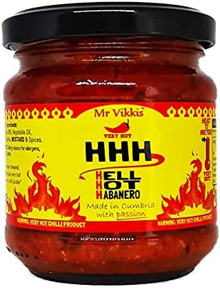 Mr Vikki Hell Hot Habanero Pickle - Chilli iwzards